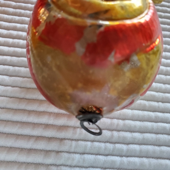 10 Mercury Hand Blown Glass  Christmas Ornaments Vintage Very Old Patina - Picture 13 of 15